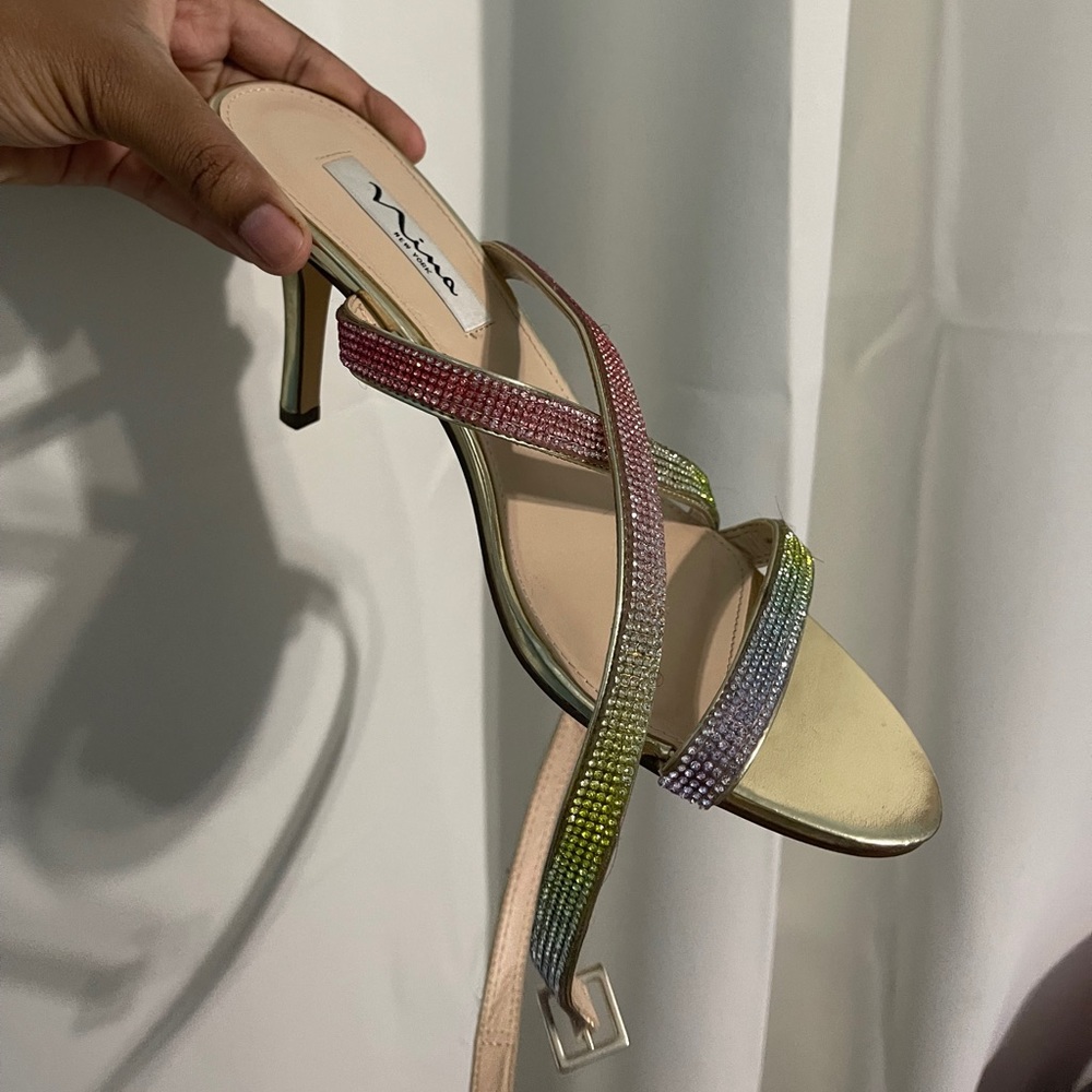 Rainbow Strappy heels 🌈
